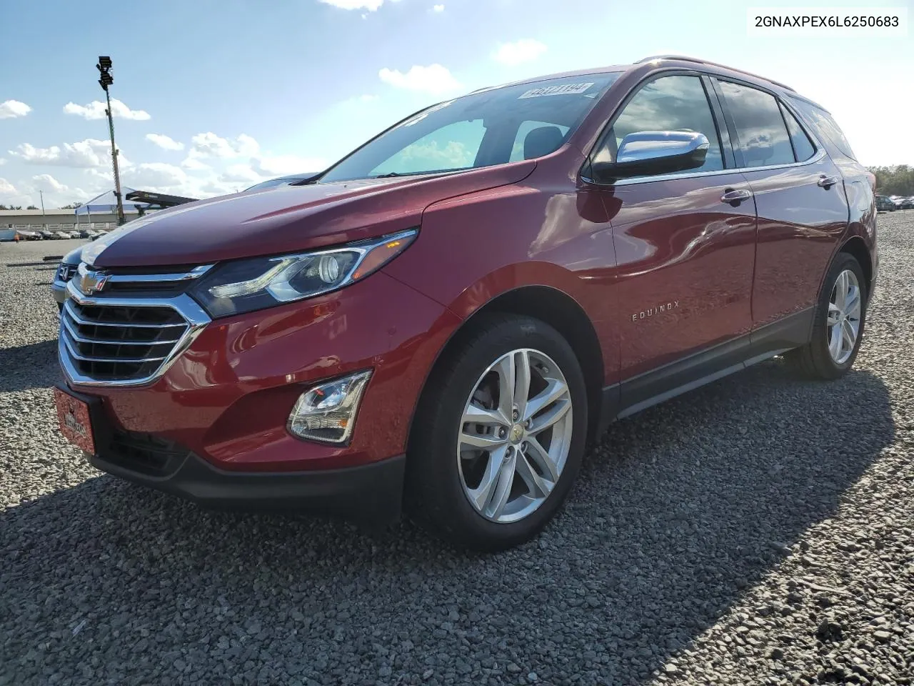 2020 Chevrolet Equinox Premier VIN: 2GNAXPEX6L6250683 Lot: 76171194