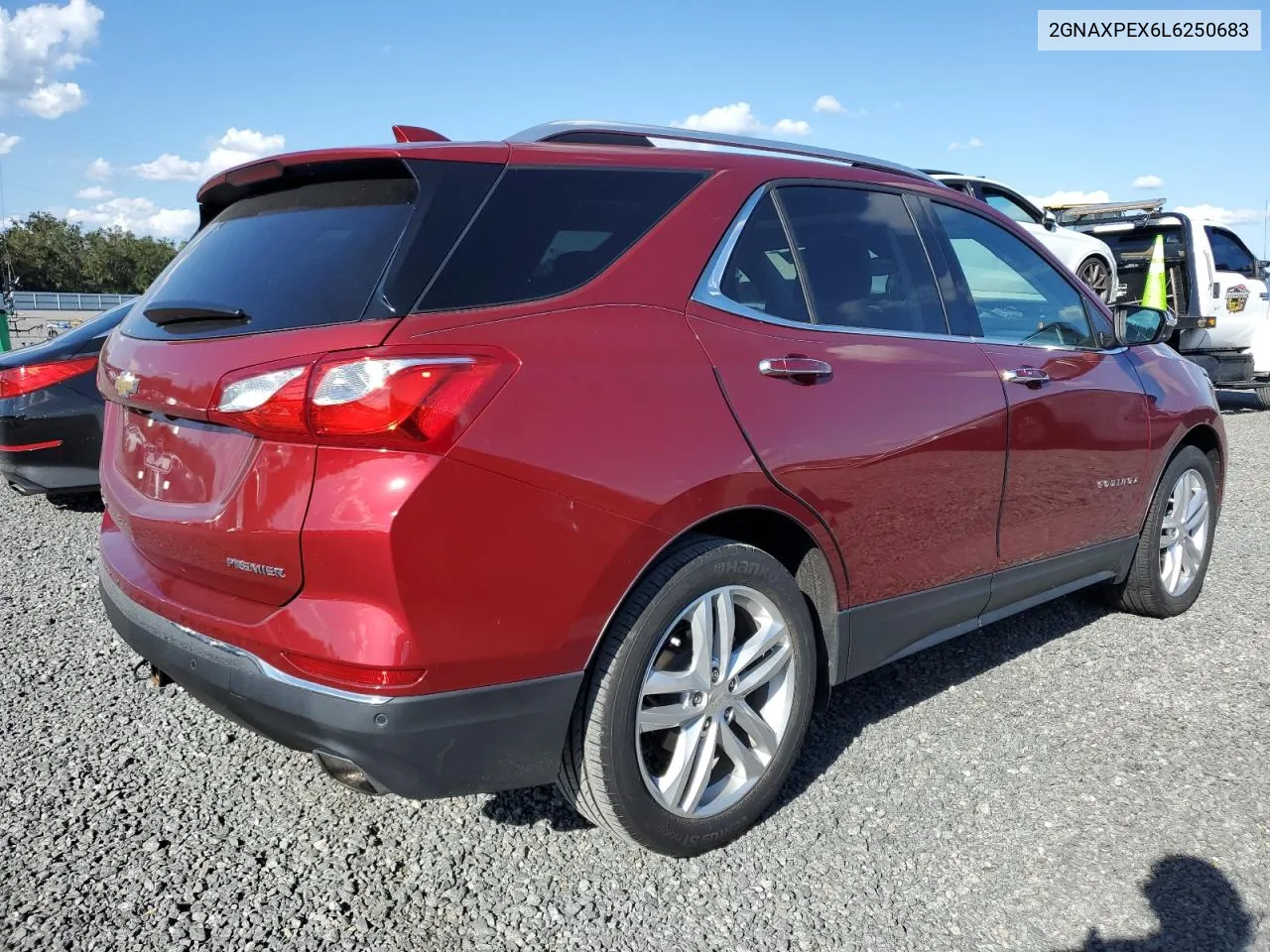 2020 Chevrolet Equinox Premier VIN: 2GNAXPEX6L6250683 Lot: 76171194