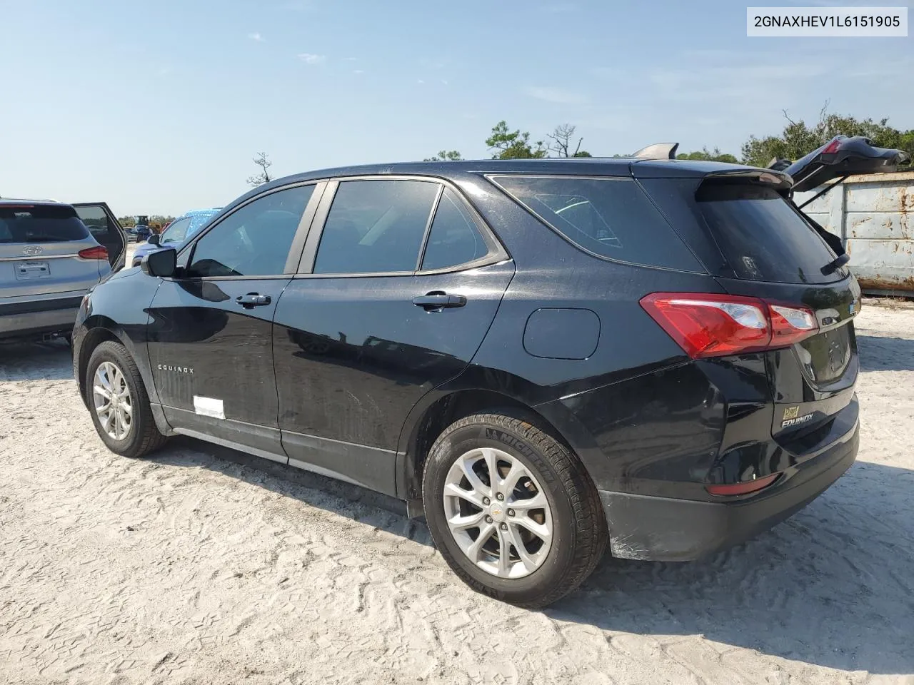 2020 Chevrolet Equinox Ls VIN: 2GNAXHEV1L6151905 Lot: 76179344