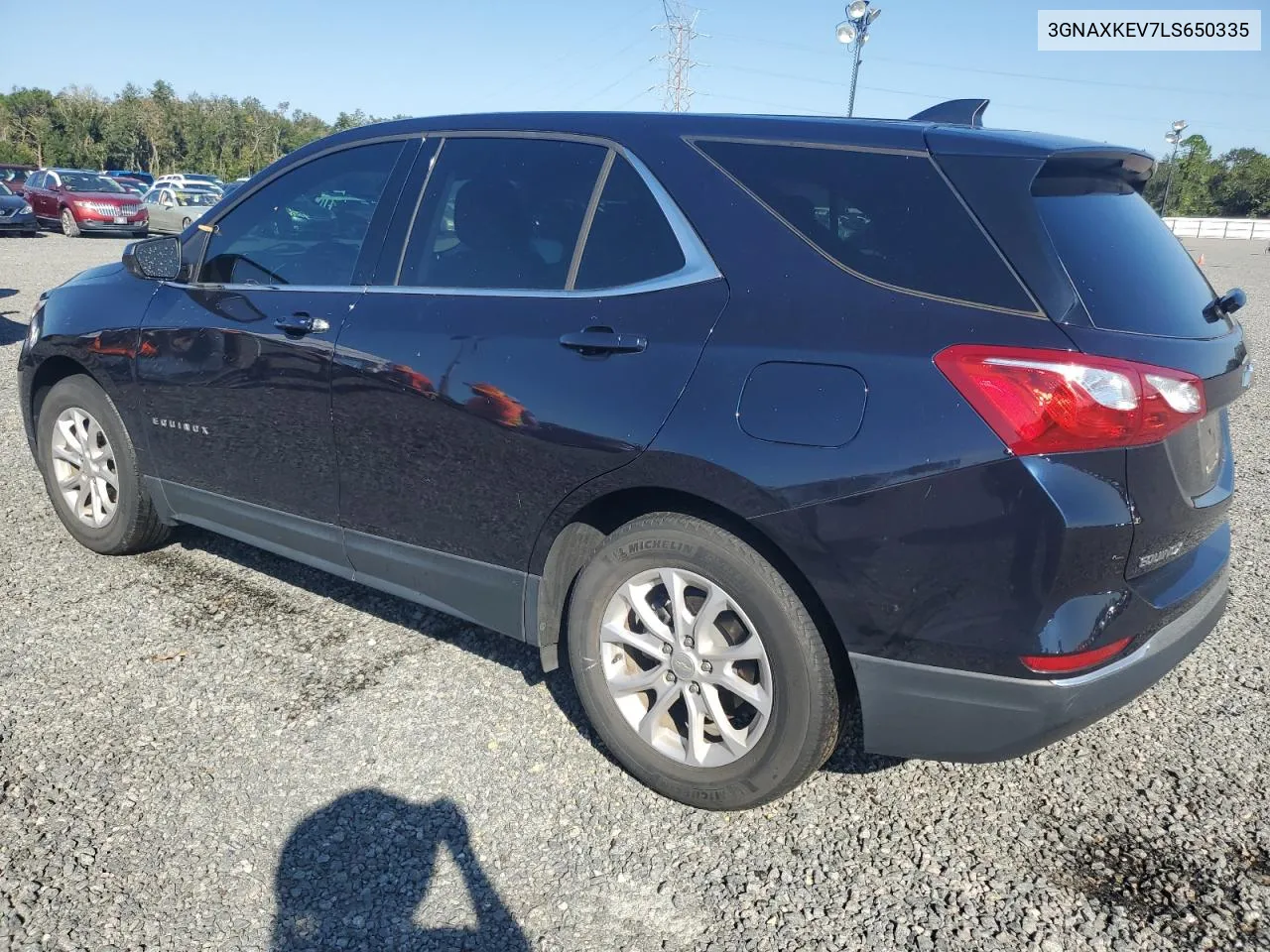 2020 Chevrolet Equinox Lt VIN: 3GNAXKEV7LS650335 Lot: 76179654