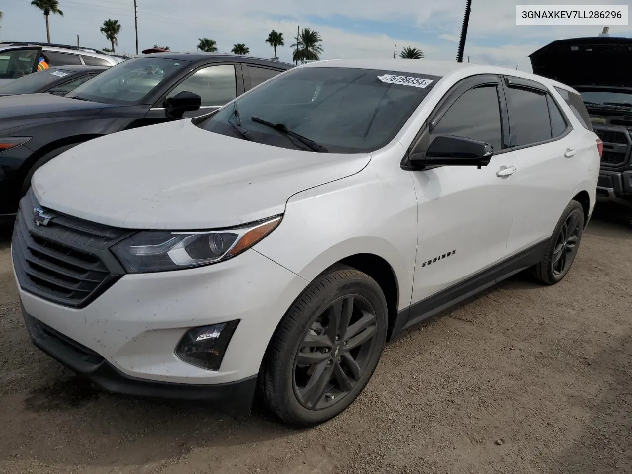 2020 Chevrolet Equinox Lt VIN: 3GNAXKEV7LL286296 Lot: 76199354