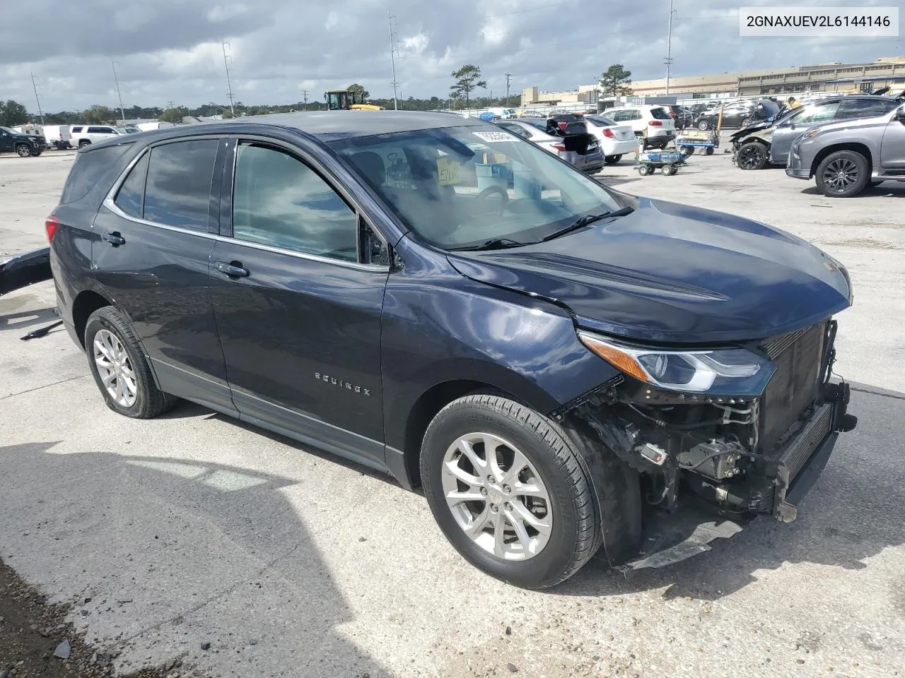 2020 Chevrolet Equinox Lt VIN: 2GNAXUEV2L6144146 Lot: 76225454