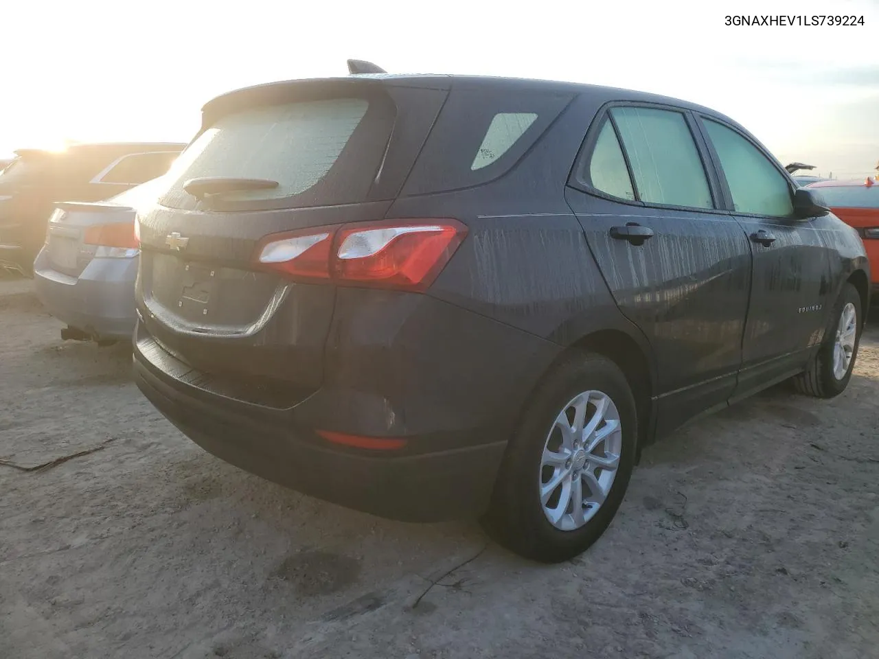 2020 Chevrolet Equinox Ls VIN: 3GNAXHEV1LS739224 Lot: 76237044