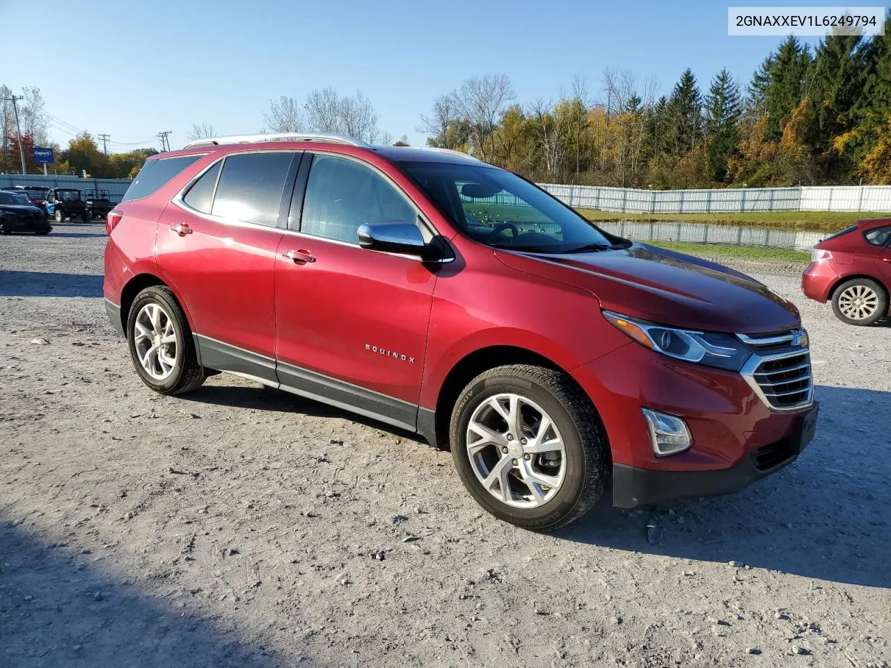 2020 Chevrolet Equinox Premier VIN: 2GNAXXEV1L6249794 Lot: 76238394