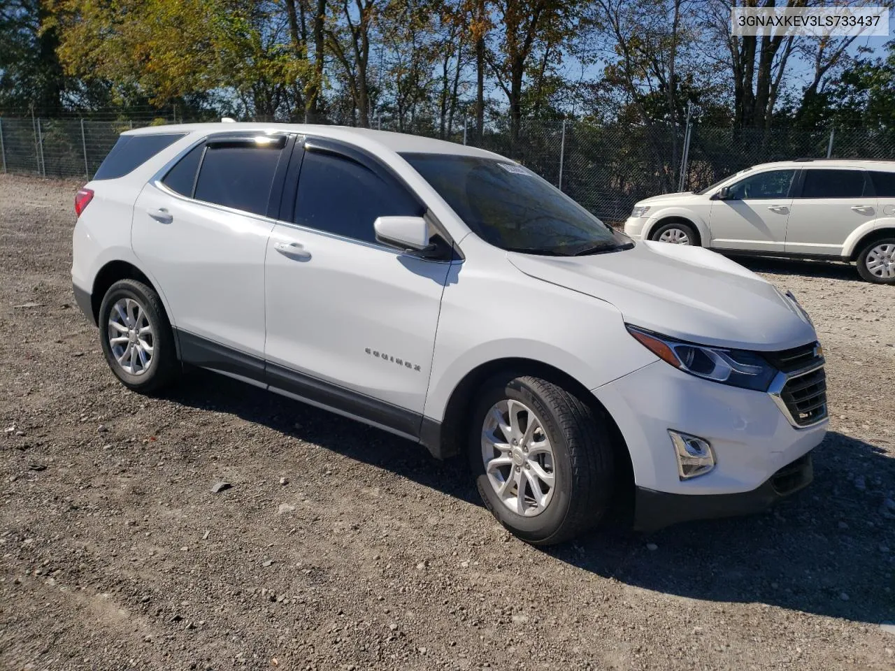 2020 Chevrolet Equinox Lt VIN: 3GNAXKEV3LS733437 Lot: 76238694