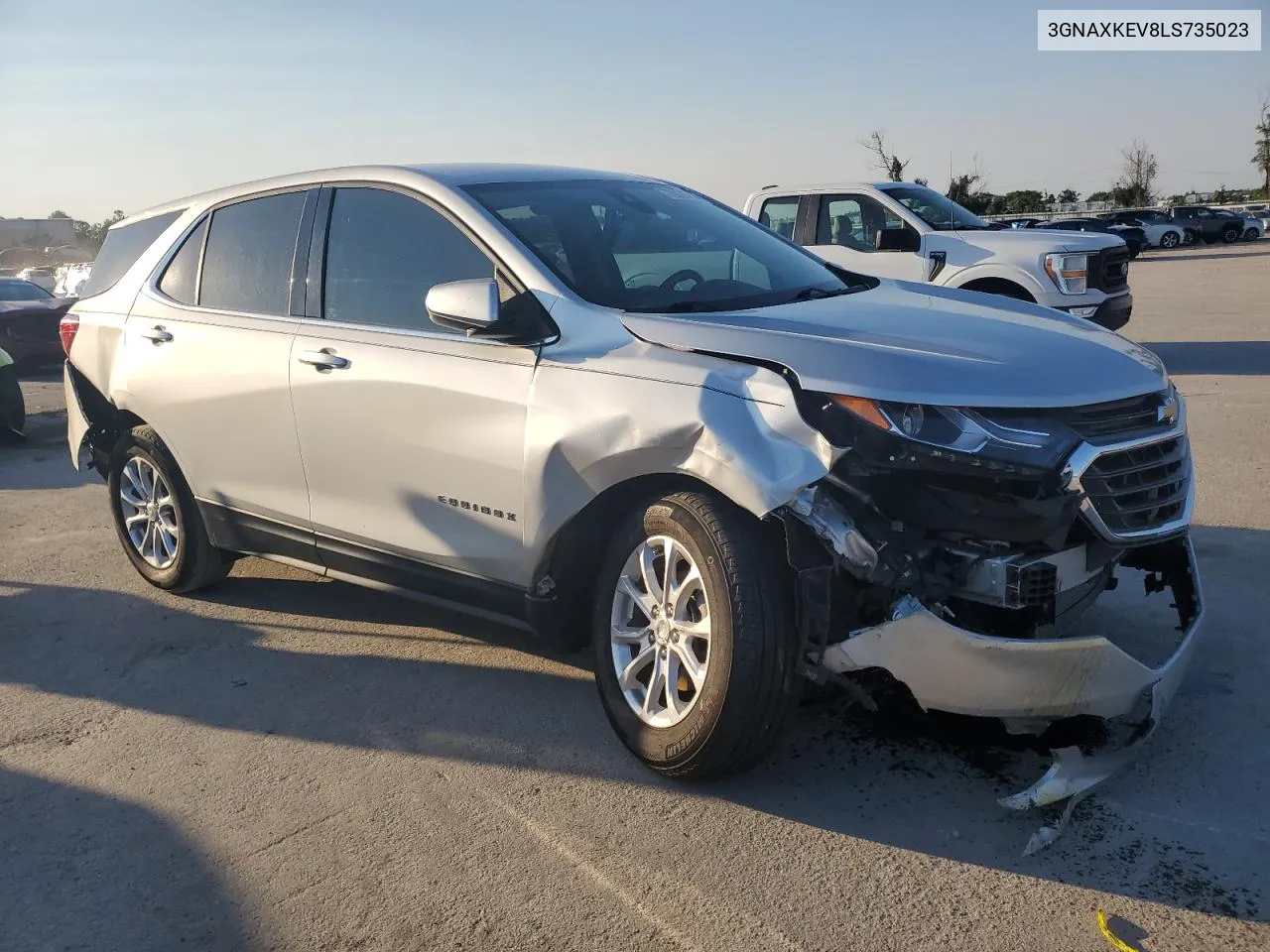 2020 Chevrolet Equinox Lt VIN: 3GNAXKEV8LS735023 Lot: 76261754