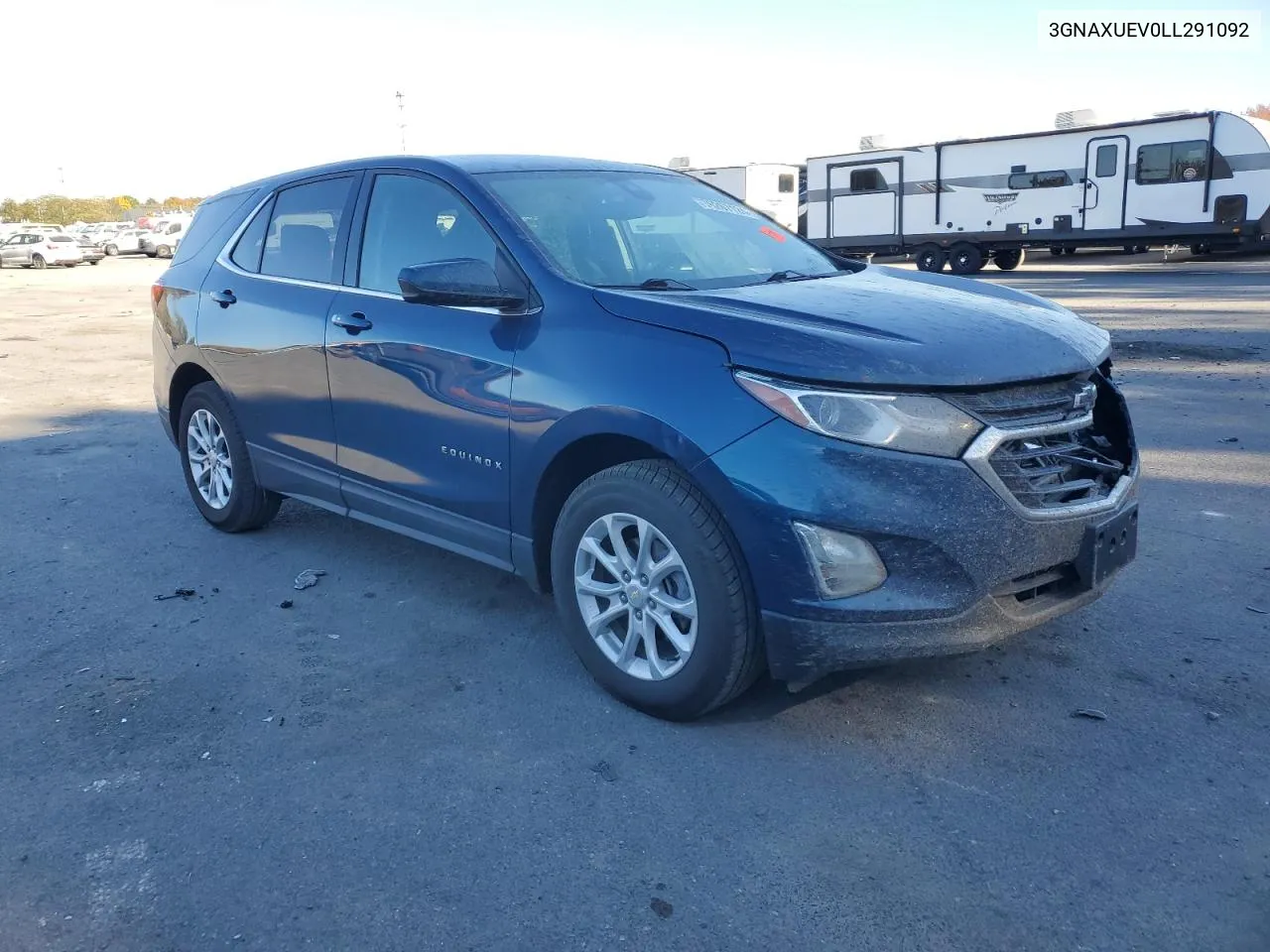 2020 Chevrolet Equinox Lt VIN: 3GNAXUEV0LL291092 Lot: 76267124