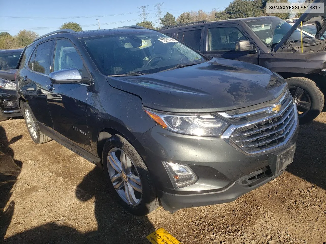 2020 Chevrolet Equinox Premier VIN: 3GNAXYEX3LS513817 Lot: 76275294