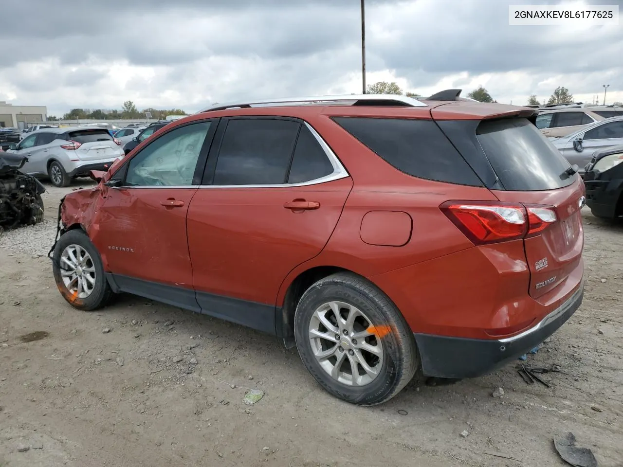 2020 Chevrolet Equinox Lt VIN: 2GNAXKEV8L6177625 Lot: 76286074