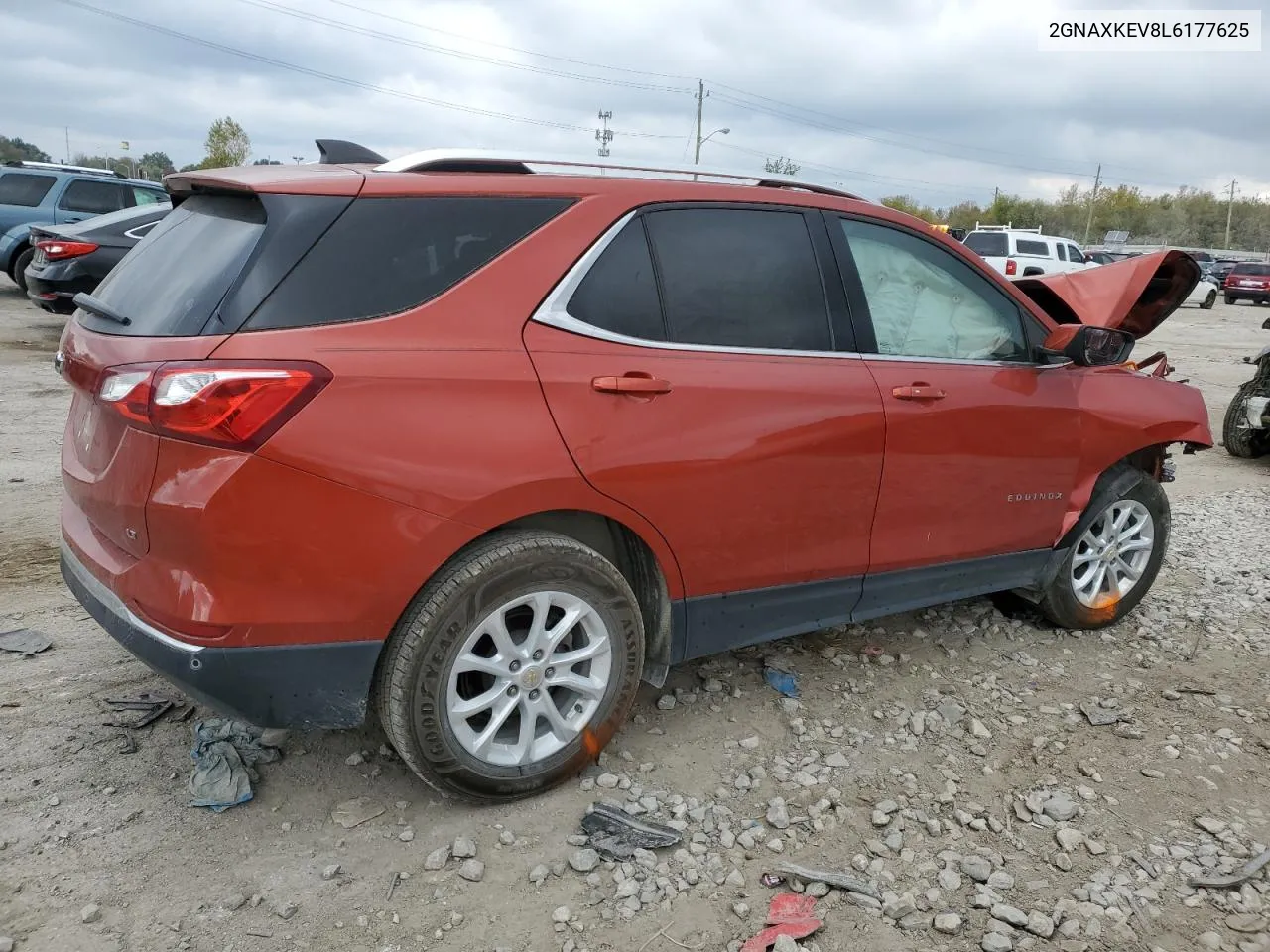 2020 Chevrolet Equinox Lt VIN: 2GNAXKEV8L6177625 Lot: 76286074