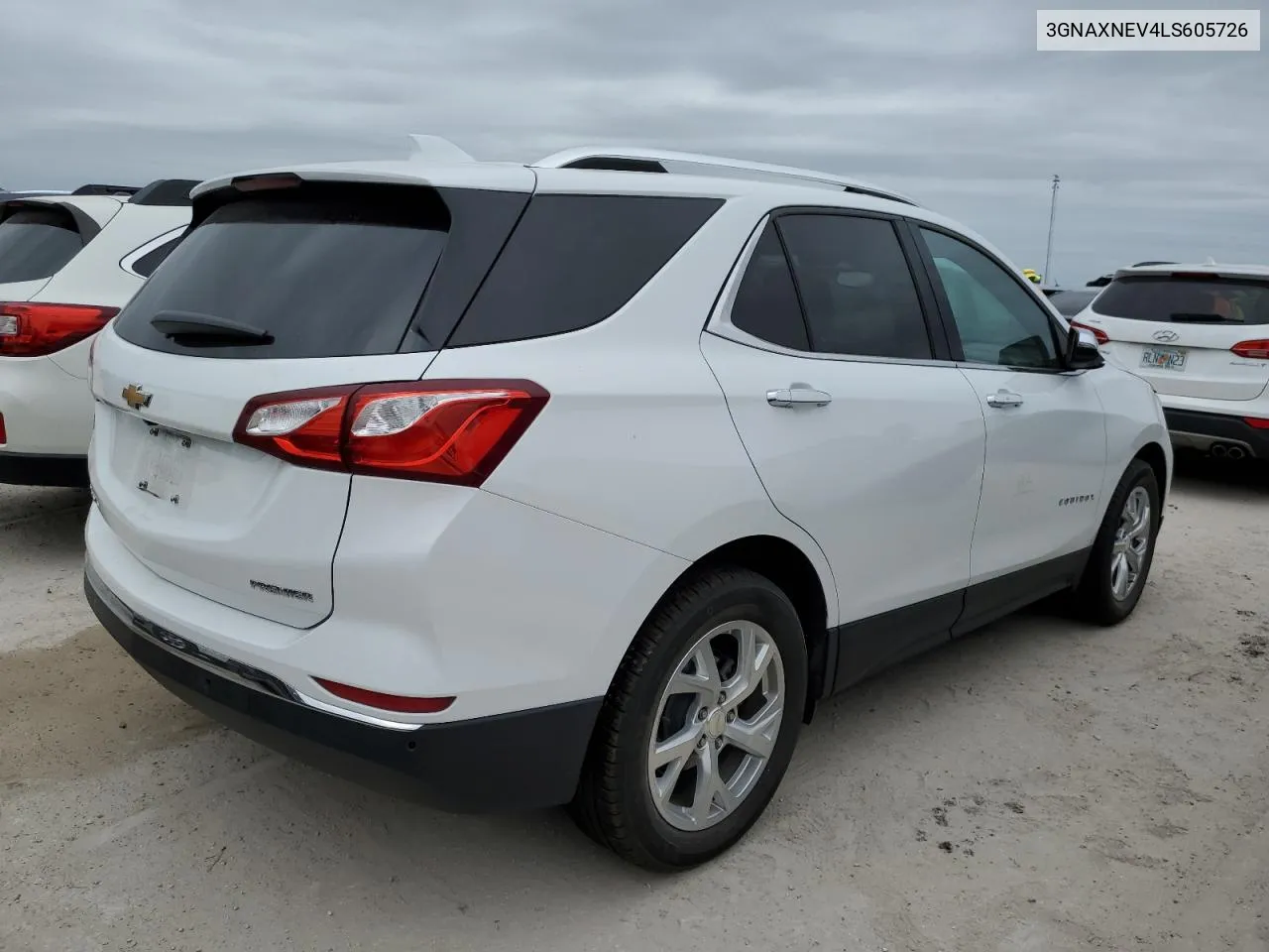 2020 Chevrolet Equinox Premier VIN: 3GNAXNEV4LS605726 Lot: 76293244