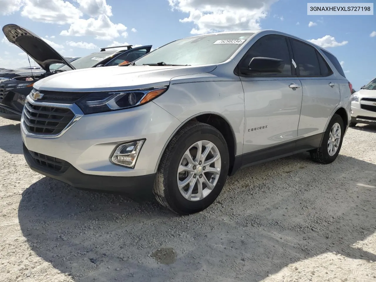 2020 Chevrolet Equinox Ls VIN: 3GNAXHEVXLS727198 Lot: 76298234