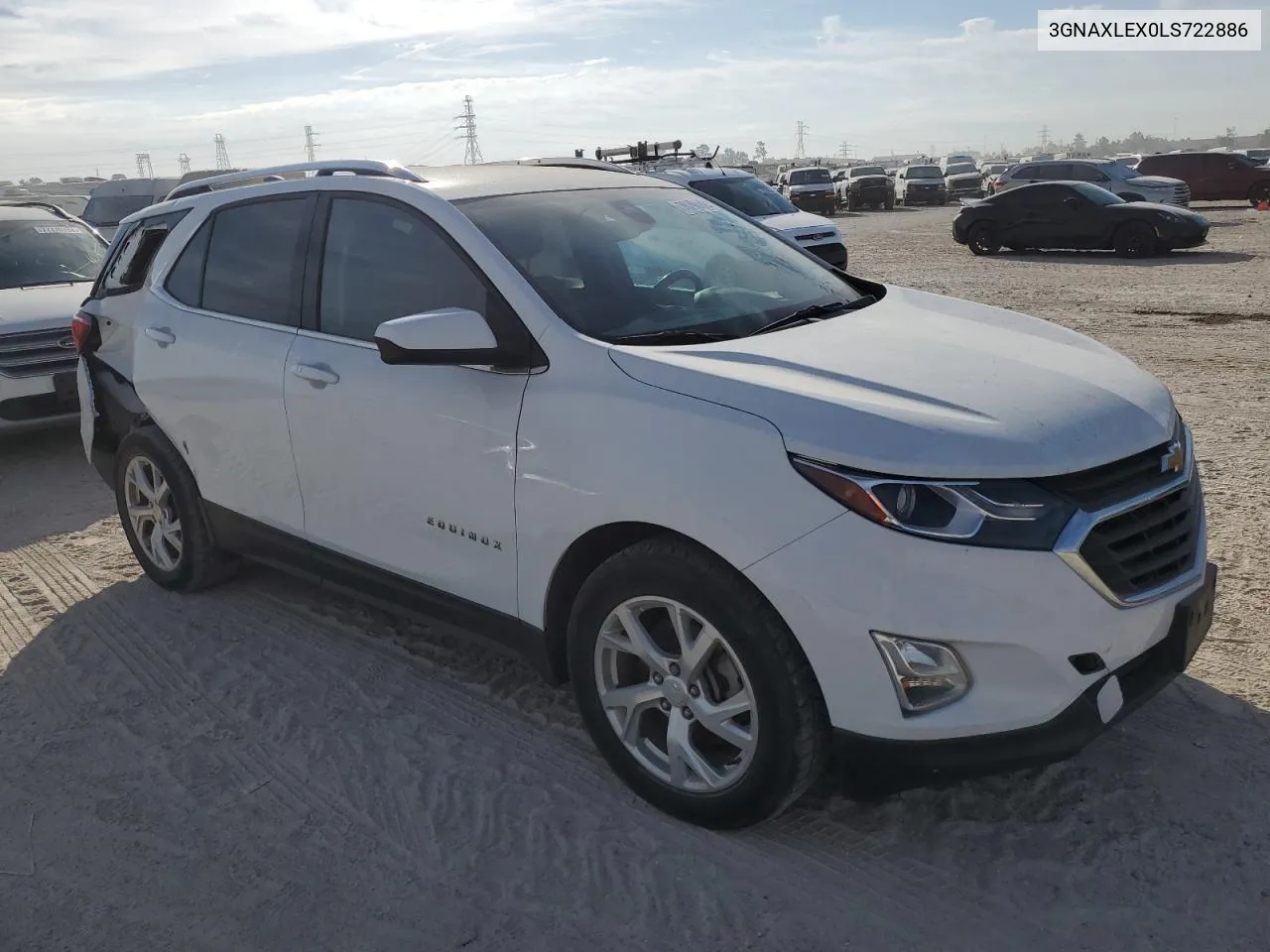 2020 Chevrolet Equinox Lt VIN: 3GNAXLEX0LS722886 Lot: 76298894