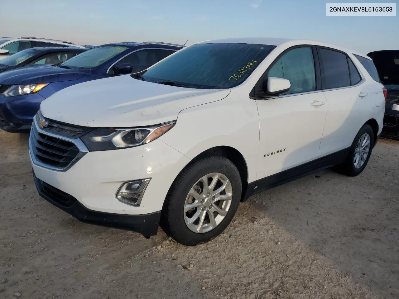 2020 Chevrolet Equinox Lt VIN: 2GNAXKEV8L6163658 Lot: 76311344