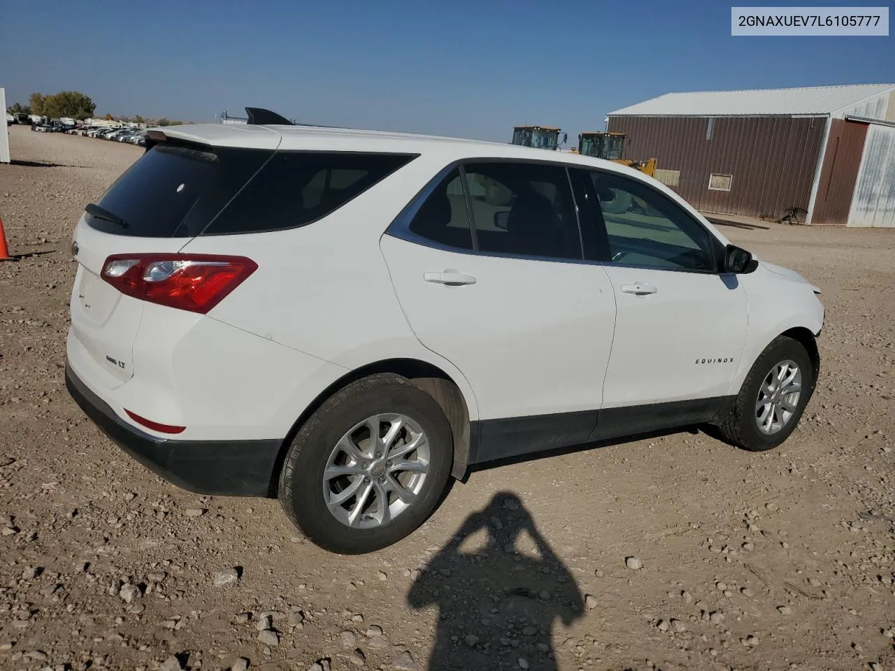 2020 Chevrolet Equinox Lt VIN: 2GNAXUEV7L6105777 Lot: 76313374