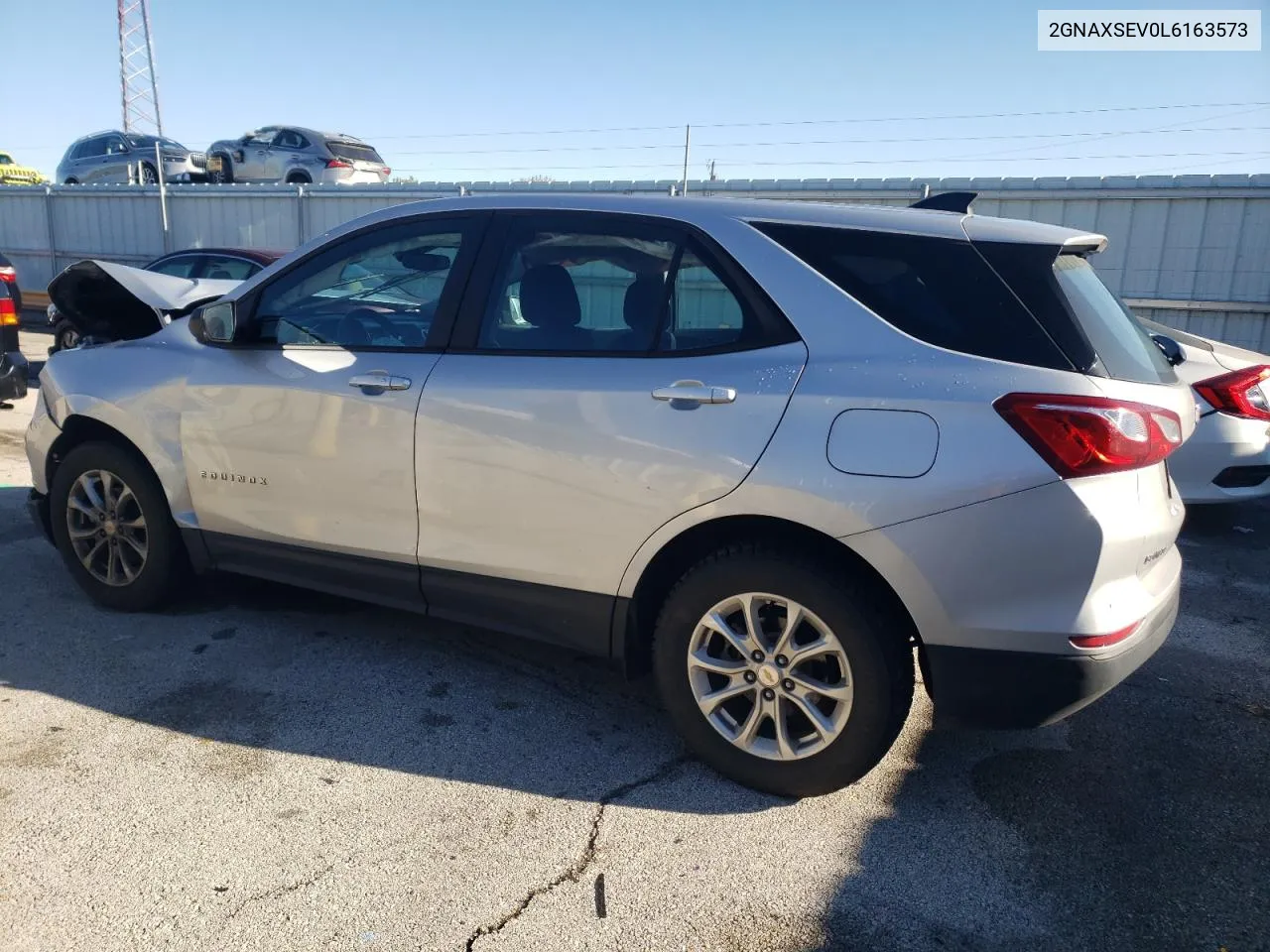 2020 Chevrolet Equinox Ls VIN: 2GNAXSEV0L6163573 Lot: 76323484