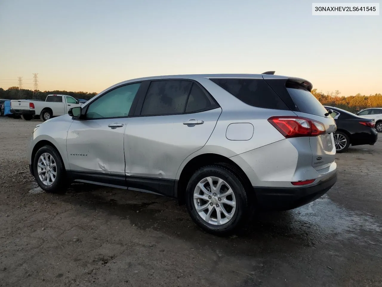 2020 Chevrolet Equinox Ls VIN: 3GNAXHEV2LS641545 Lot: 76364194