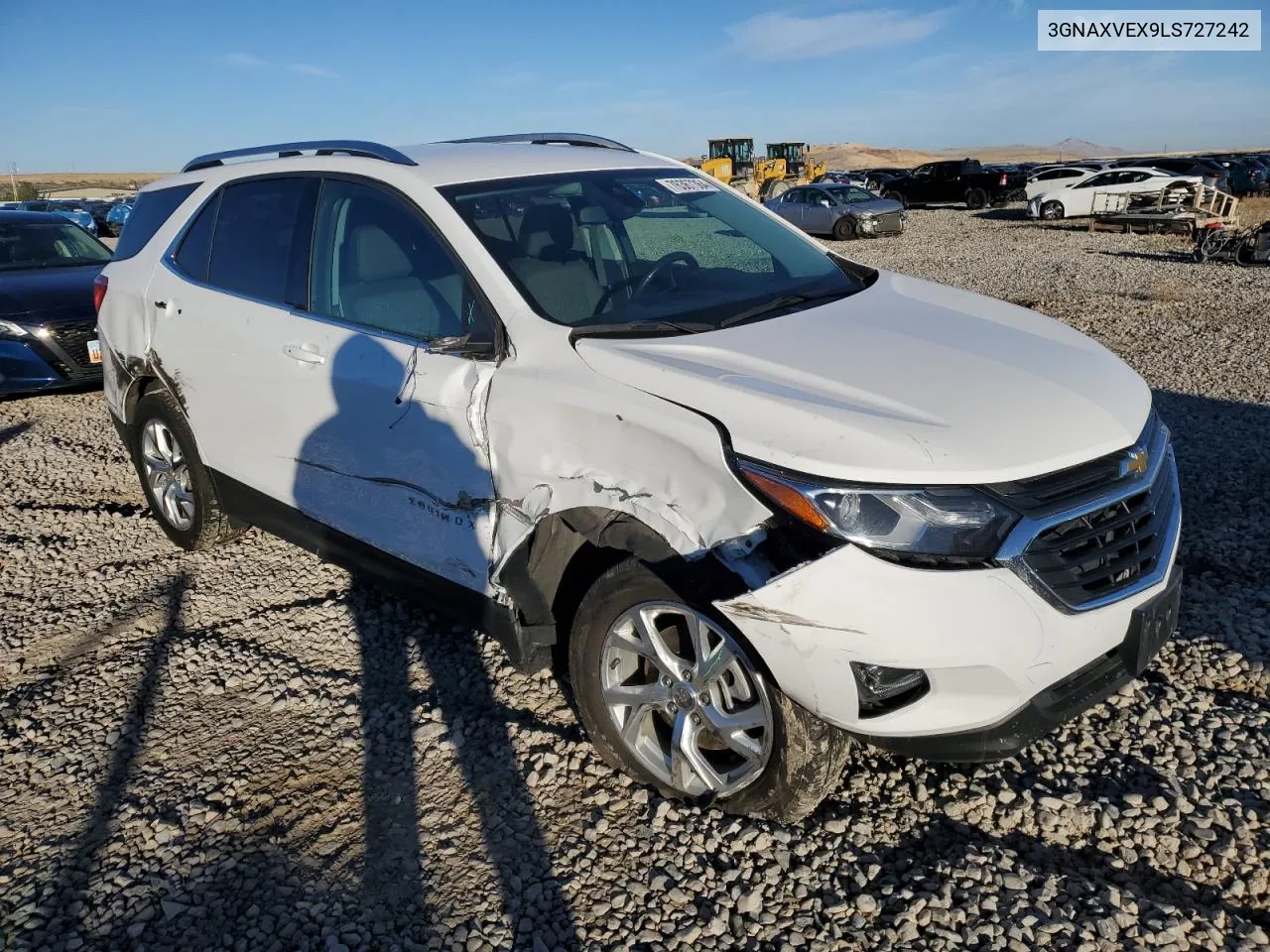 2020 Chevrolet Equinox Lt VIN: 3GNAXVEX9LS727242 Lot: 76367364