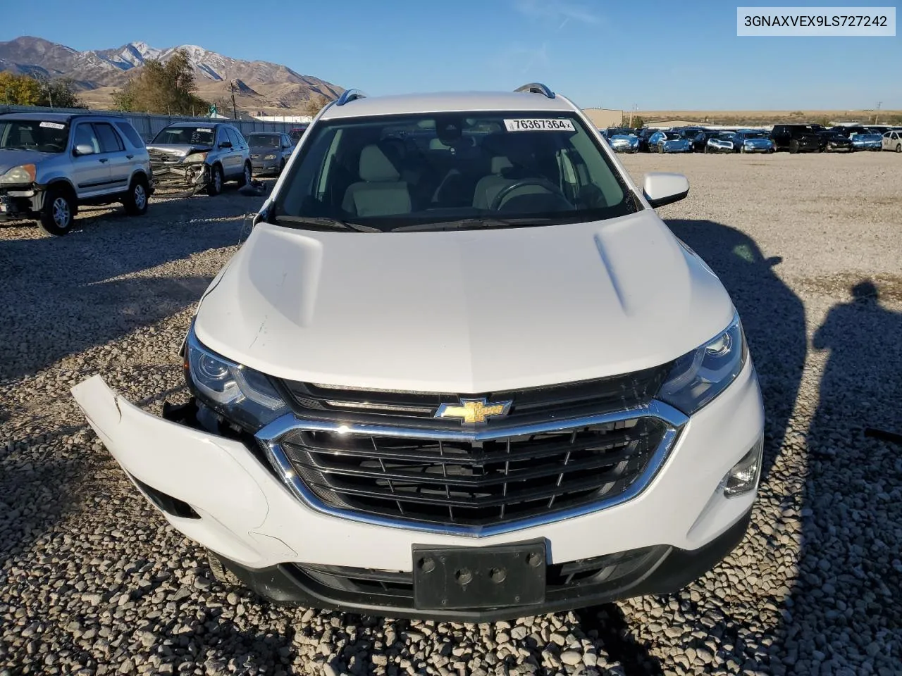 2020 Chevrolet Equinox Lt VIN: 3GNAXVEX9LS727242 Lot: 76367364