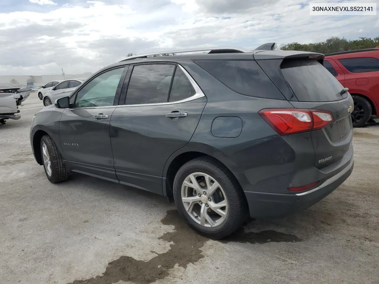 2020 Chevrolet Equinox Premier VIN: 3GNAXNEVXLS522141 Lot: 76372614