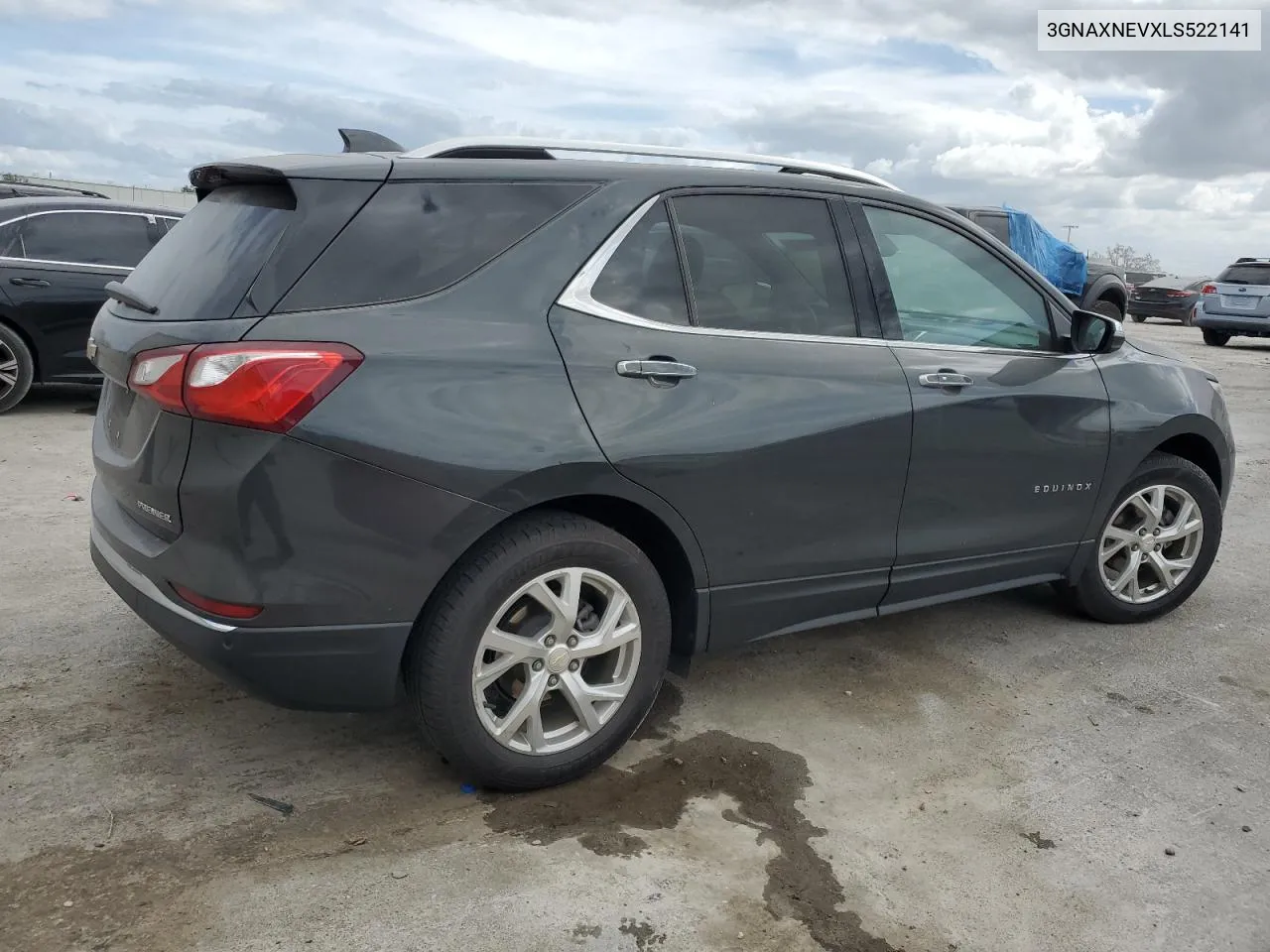 2020 Chevrolet Equinox Premier VIN: 3GNAXNEVXLS522141 Lot: 76372614