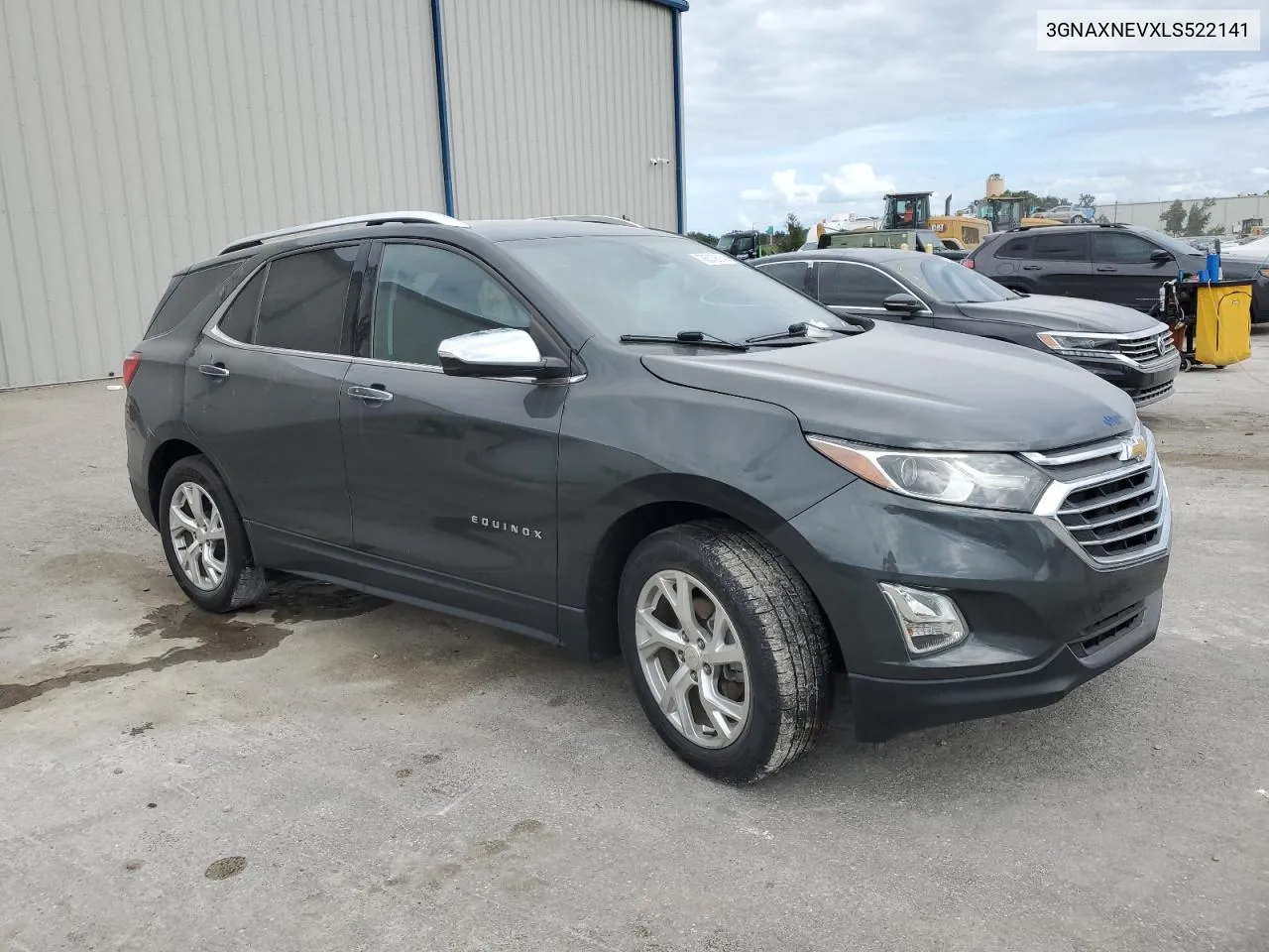 2020 Chevrolet Equinox Premier VIN: 3GNAXNEVXLS522141 Lot: 76372614