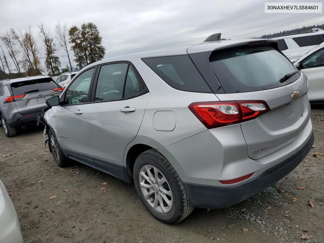 2020 Chevrolet Equinox Ls VIN: 3GNAXHEV7LS584601 Lot: 76375784