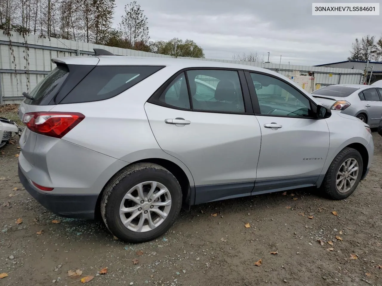 2020 Chevrolet Equinox Ls VIN: 3GNAXHEV7LS584601 Lot: 76375784