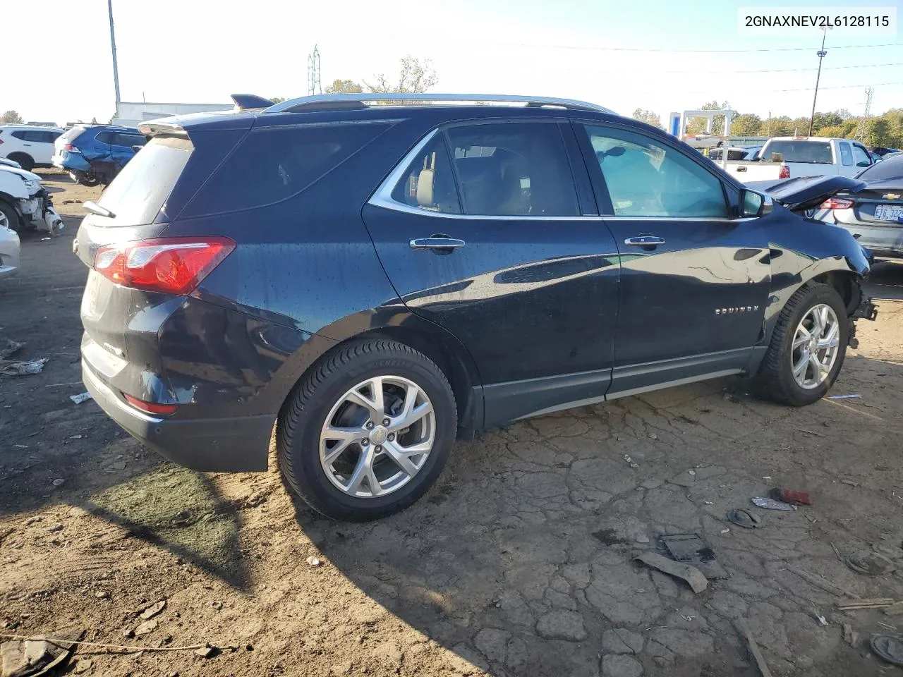 2020 Chevrolet Equinox Premier VIN: 2GNAXNEV2L6128115 Lot: 76395404