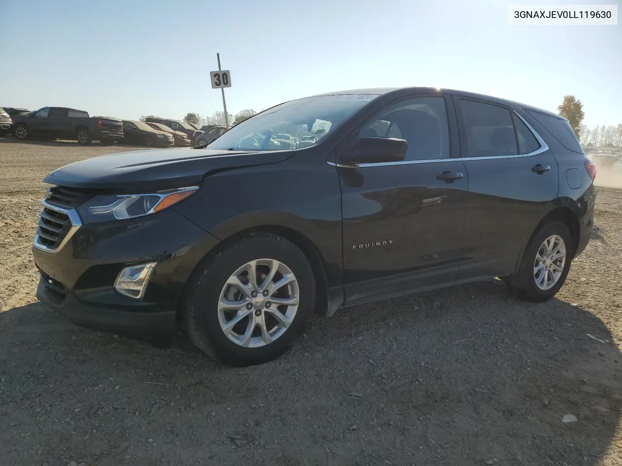 2020 Chevrolet Equinox Lt VIN: 3GNAXJEV0LL119630 Lot: 76479824