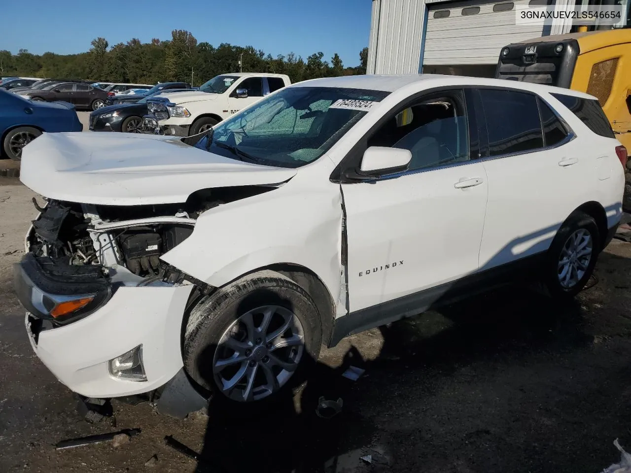 2020 Chevrolet Equinox Lt VIN: 3GNAXUEV2LS546654 Lot: 76488524