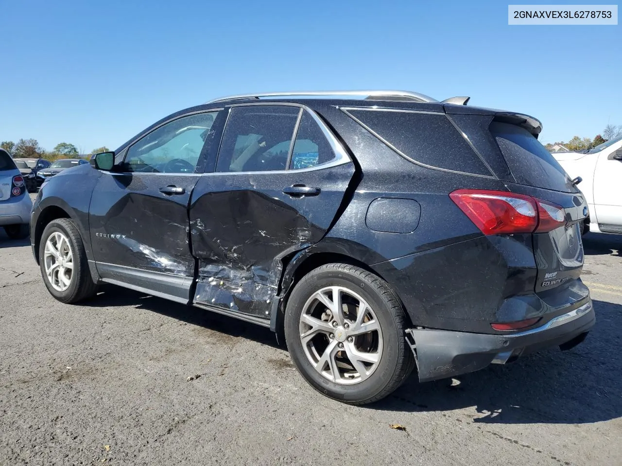 2020 Chevrolet Equinox Lt VIN: 2GNAXVEX3L6278753 Lot: 76546444