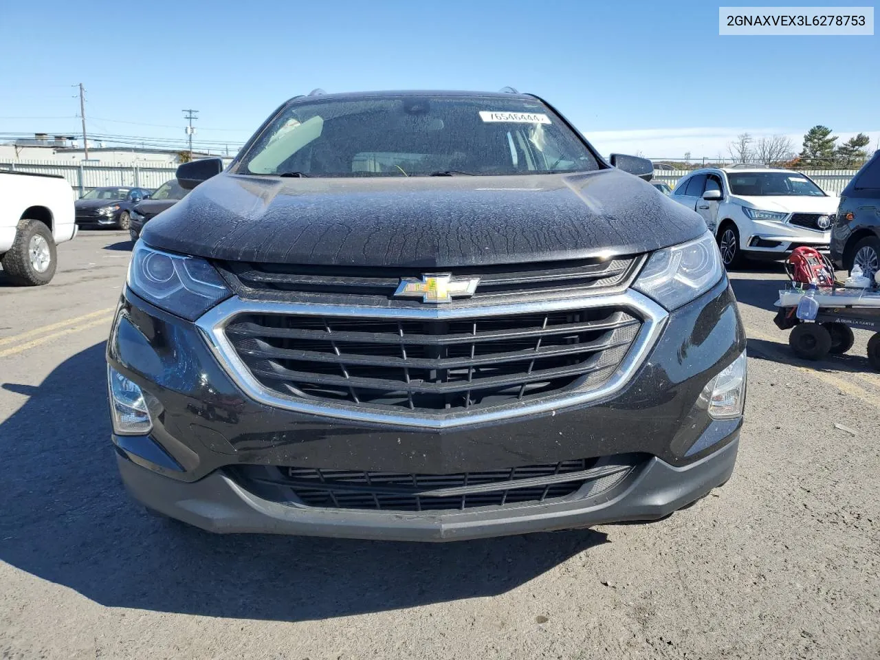 2020 Chevrolet Equinox Lt VIN: 2GNAXVEX3L6278753 Lot: 76546444