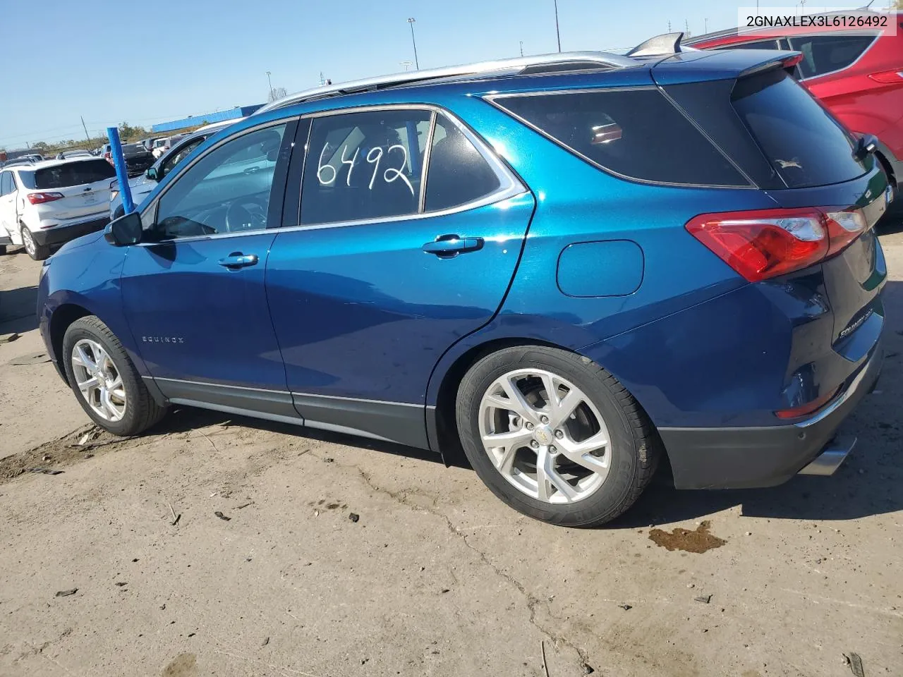 2020 Chevrolet Equinox Lt VIN: 2GNAXLEX3L6126492 Lot: 76564174