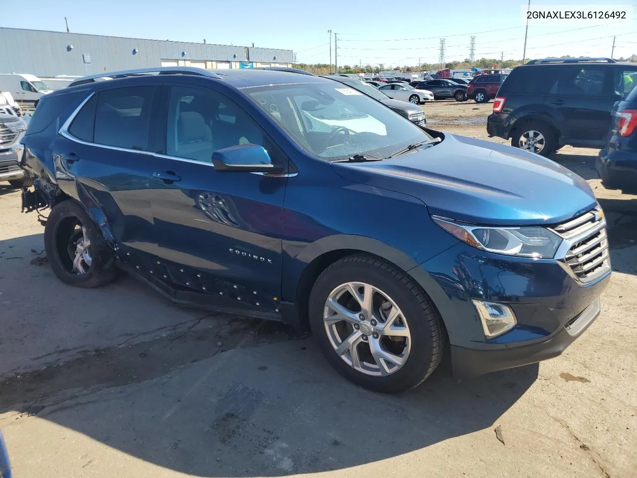 2020 Chevrolet Equinox Lt VIN: 2GNAXLEX3L6126492 Lot: 76564174