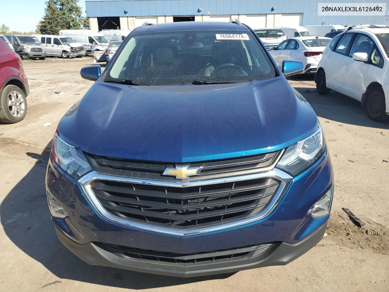 2020 Chevrolet Equinox Lt VIN: 2GNAXLEX3L6126492 Lot: 76564174