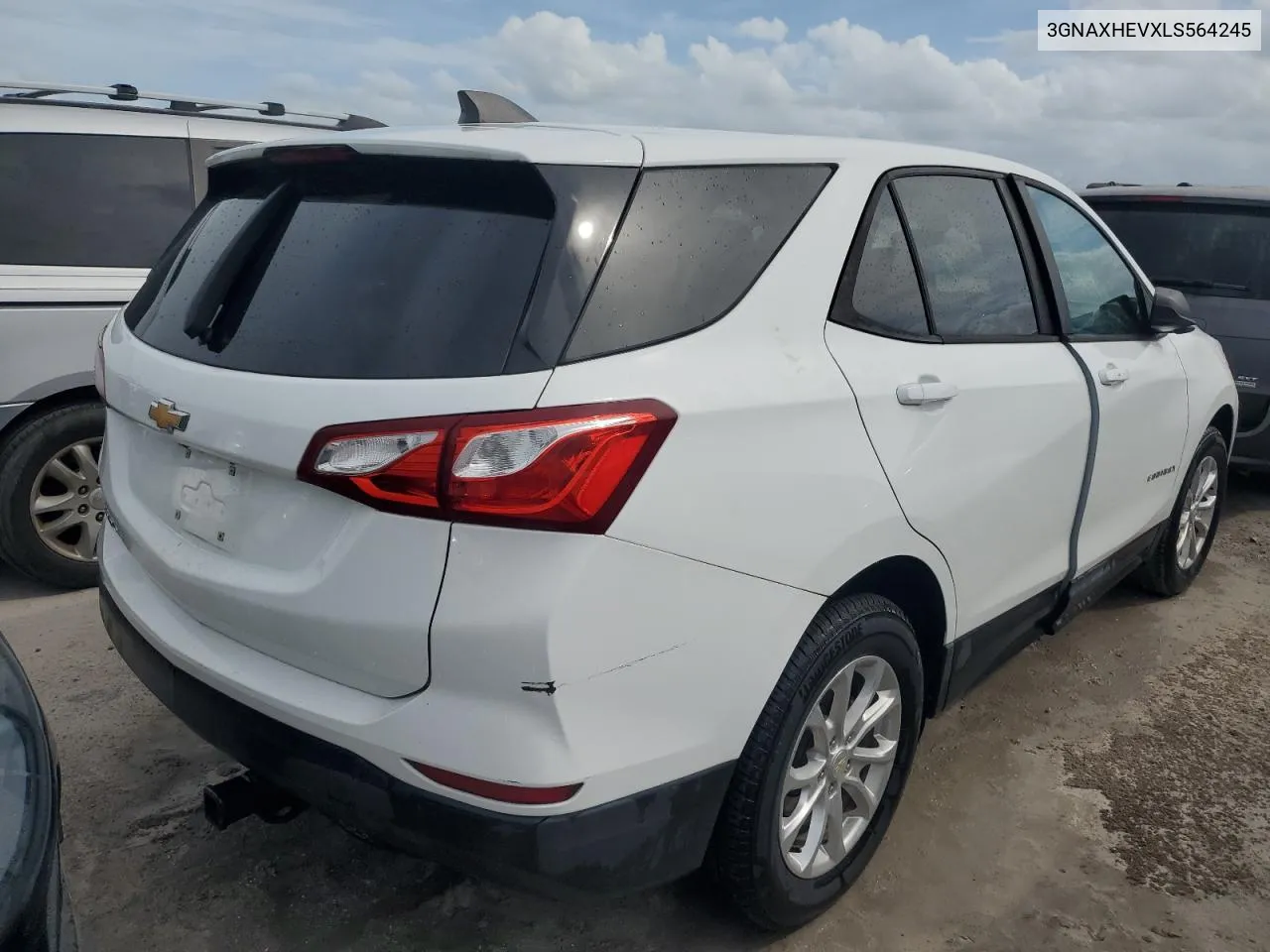 2020 Chevrolet Equinox Ls VIN: 3GNAXHEVXLS564245 Lot: 76574504