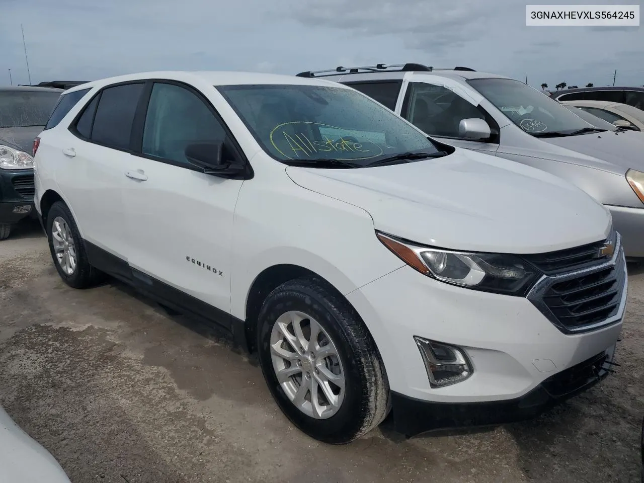 2020 Chevrolet Equinox Ls VIN: 3GNAXHEVXLS564245 Lot: 76574504