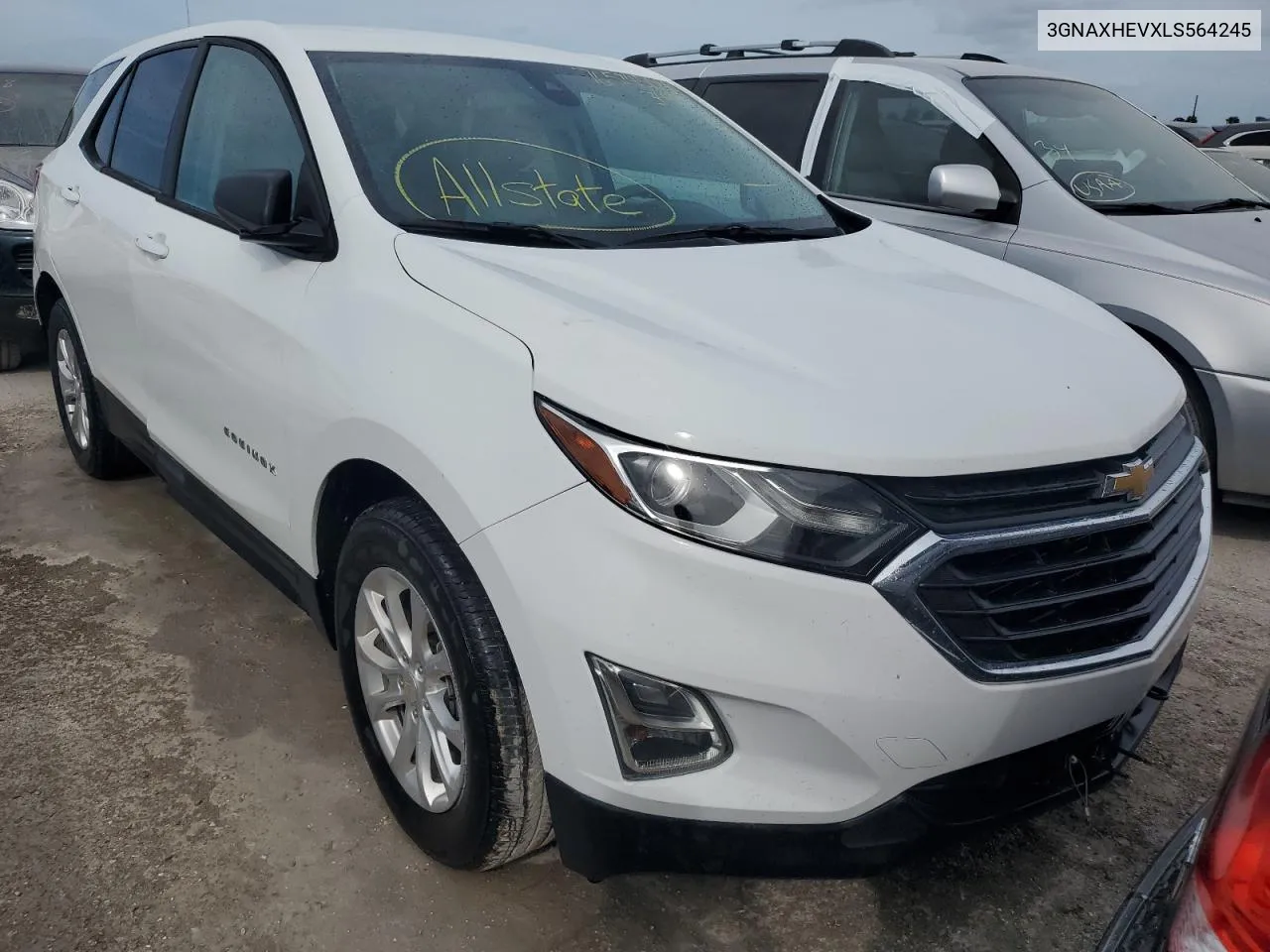 2020 Chevrolet Equinox Ls VIN: 3GNAXHEVXLS564245 Lot: 76574504