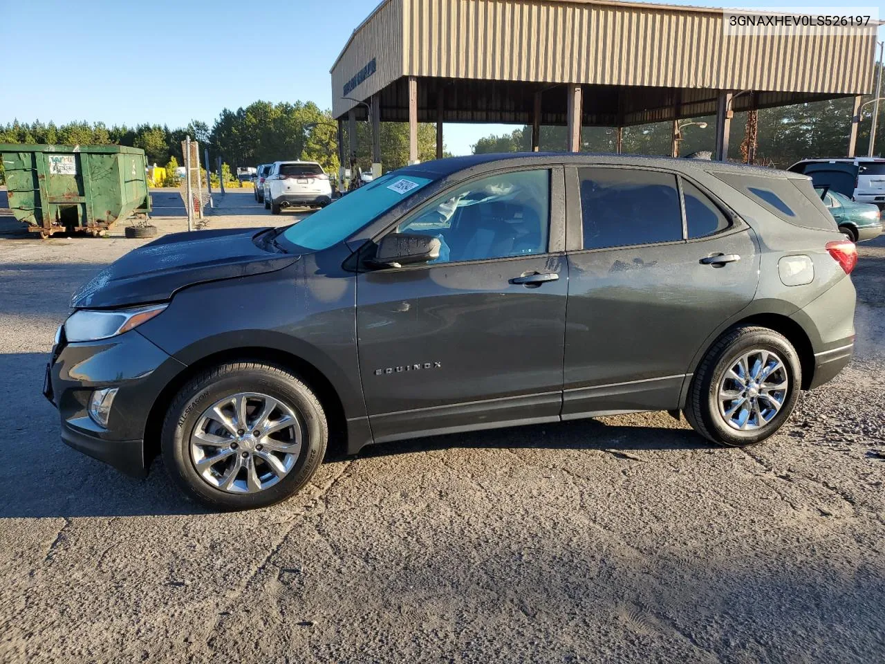 2020 Chevrolet Equinox Ls VIN: 3GNAXHEV0LS526197 Lot: 76592494