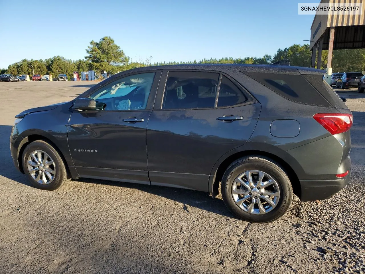 2020 Chevrolet Equinox Ls VIN: 3GNAXHEV0LS526197 Lot: 76592494