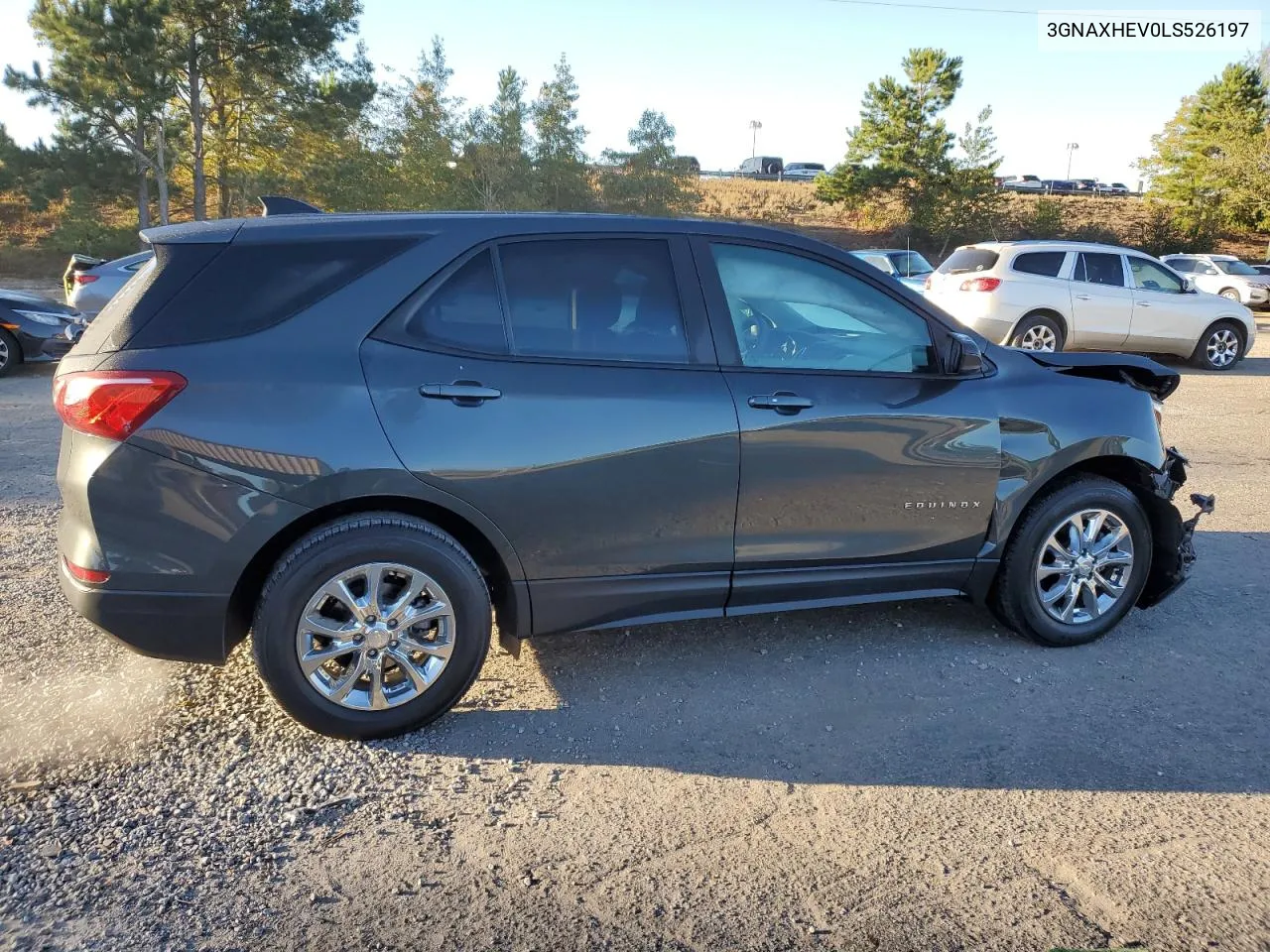 2020 Chevrolet Equinox Ls VIN: 3GNAXHEV0LS526197 Lot: 76592494