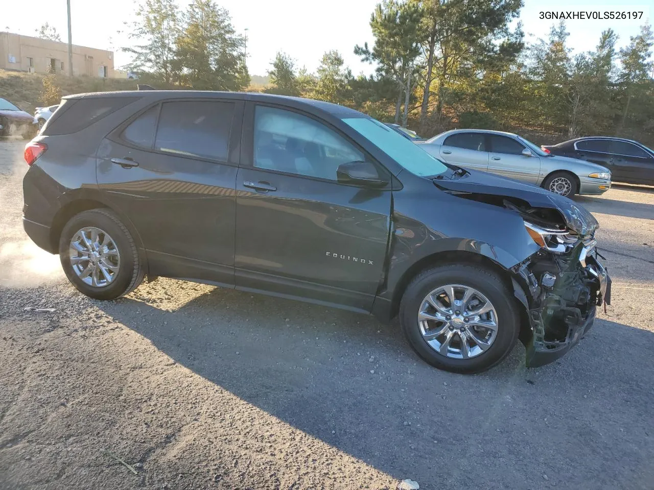 2020 Chevrolet Equinox Ls VIN: 3GNAXHEV0LS526197 Lot: 76592494