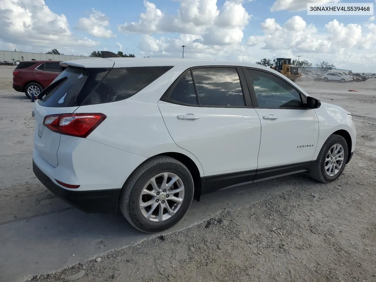 2020 Chevrolet Equinox Ls VIN: 3GNAXHEV4LS539468 Lot: 76612134