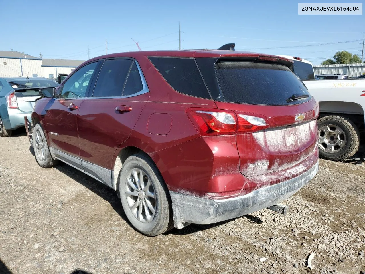 2020 Chevrolet Equinox Lt VIN: 2GNAXJEVXL6164904 Lot: 76628234