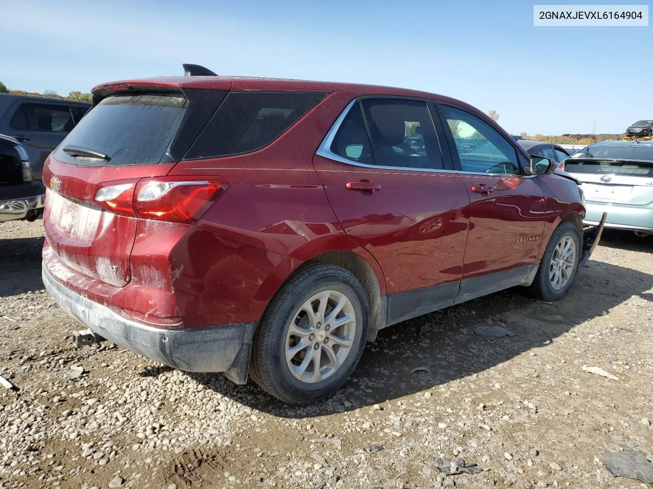 2020 Chevrolet Equinox Lt VIN: 2GNAXJEVXL6164904 Lot: 76628234