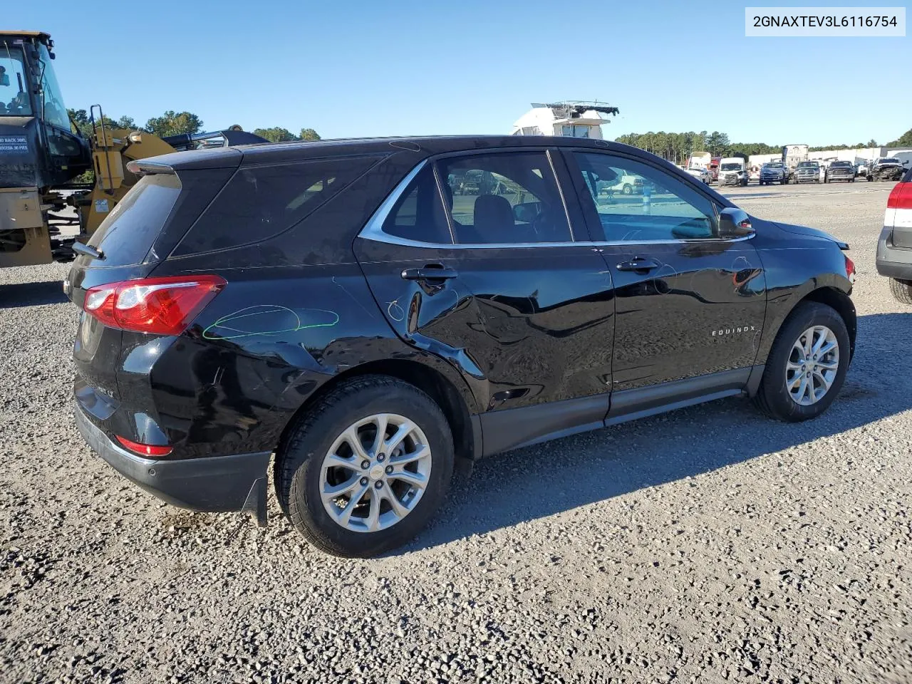 2020 Chevrolet Equinox Lt VIN: 2GNAXTEV3L6116754 Lot: 76634684