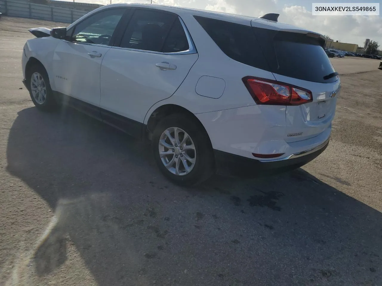 2020 Chevrolet Equinox Lt VIN: 3GNAXKEV2LS549865 Lot: 76727224