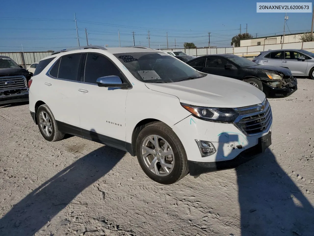 2020 Chevrolet Equinox Premier VIN: 2GNAXNEV2L6200673 Lot: 76730224