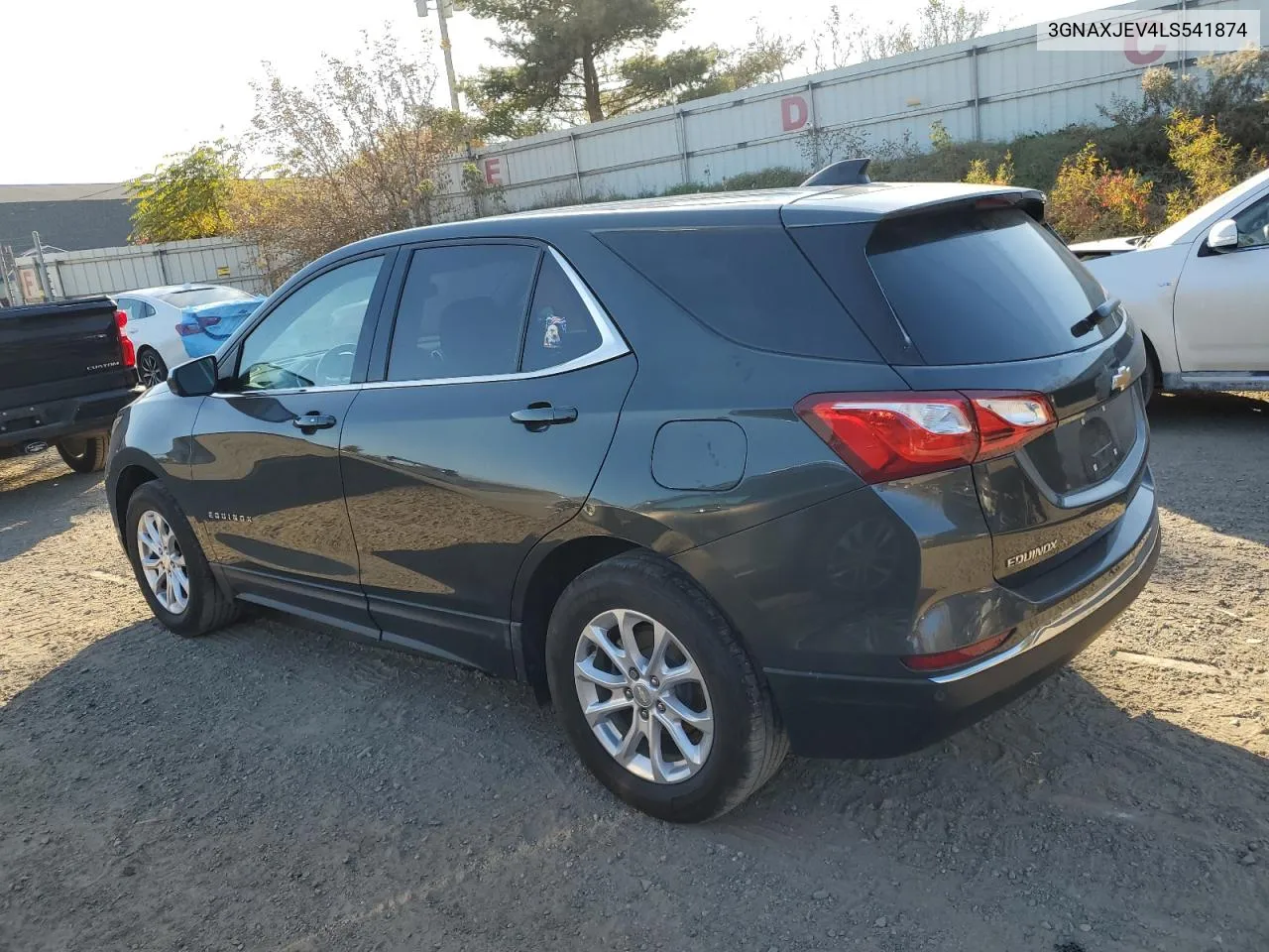 2020 Chevrolet Equinox Lt VIN: 3GNAXJEV4LS541874 Lot: 76799934